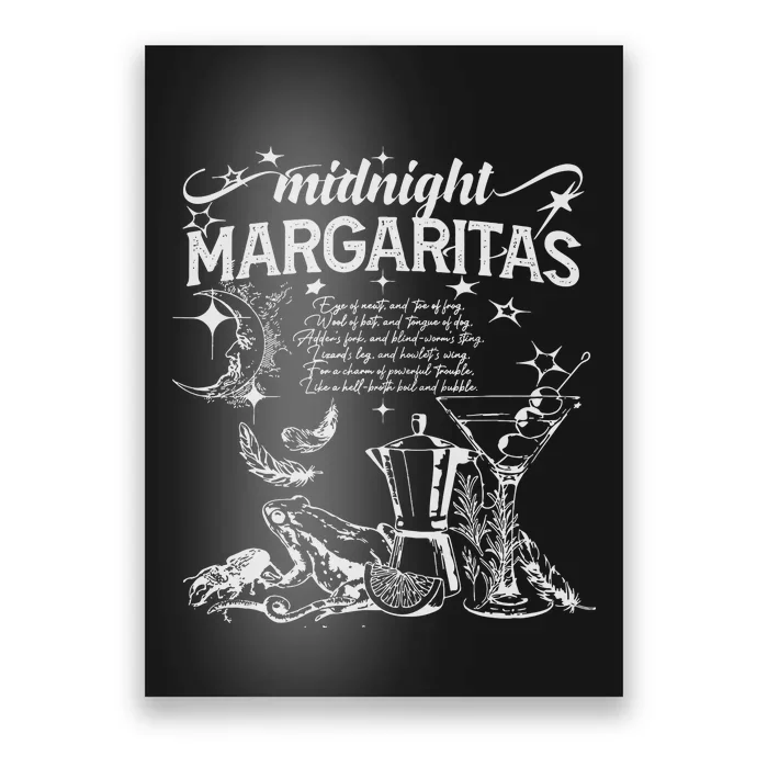 Midnight Margaritas Recipe Halloween Practical Magic Poster