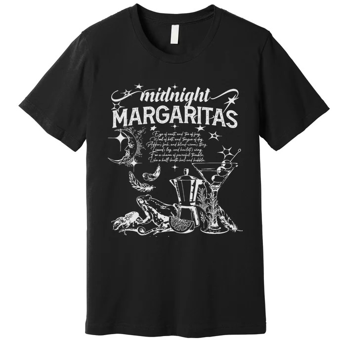 Midnight Margaritas Recipe Halloween Practical Magic Premium T-Shirt