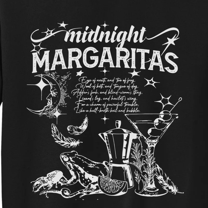 Midnight Margaritas Recipe Halloween Practical Magic Tall Sweatshirt