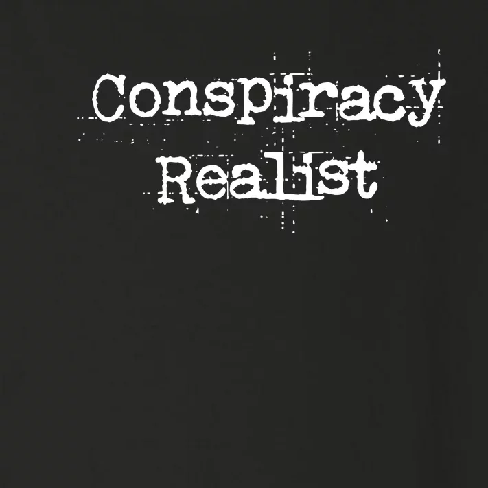 Mindy Mf Robinson Wearing Conspiracy Realist Toddler Long Sleeve Shirt