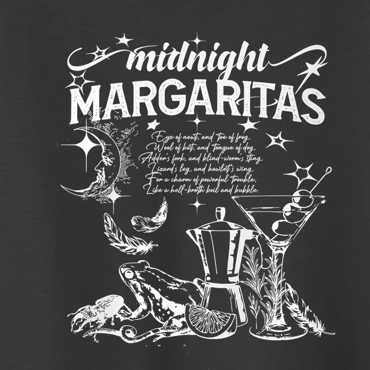 Midnight Margaritas Recipe Halloween Toddler T-Shirt