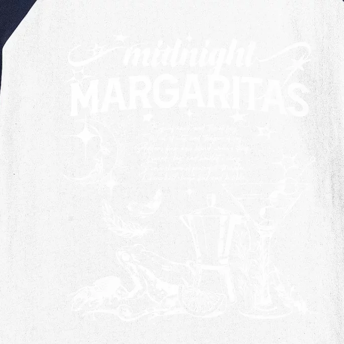 Midnight Margaritas Recipe Halloween Baseball Sleeve Shirt