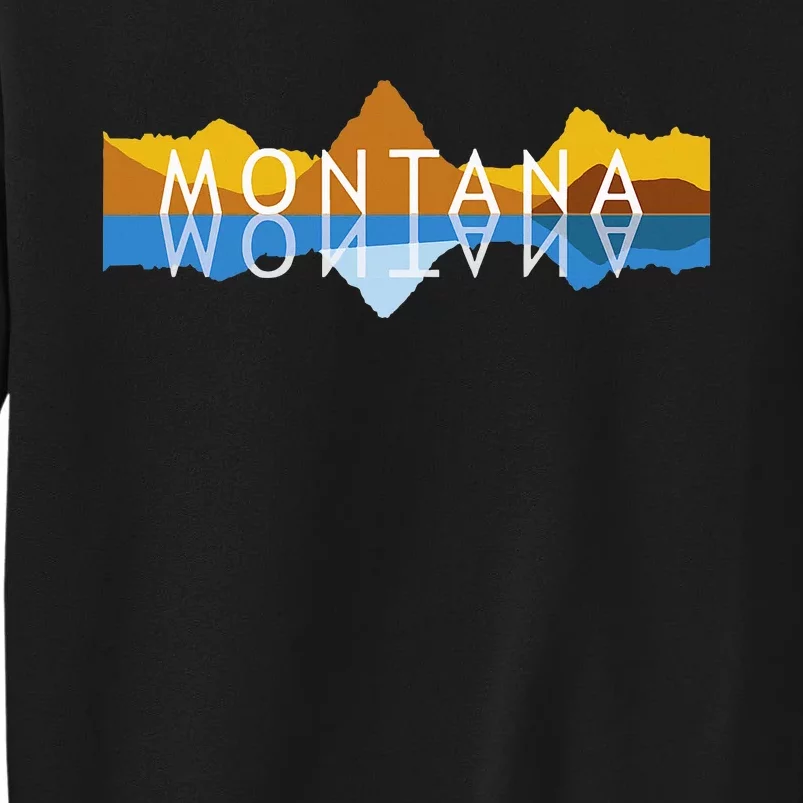 Montana Mountain Reflections Mount Grinnell Souvenir Sweatshirt