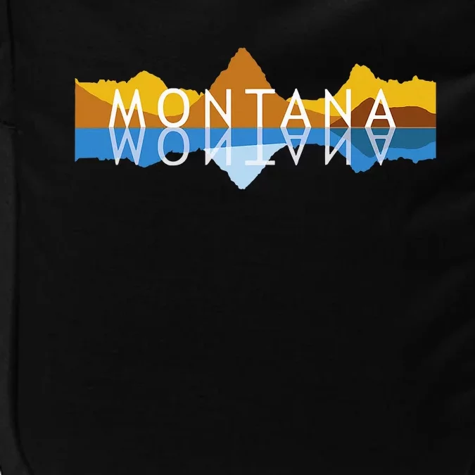 Montana Mountain Reflections Mount Grinnell Souvenir Impact Tech Backpack