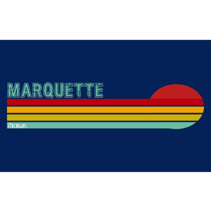 Marquette Michigan Retro Bumper Sticker