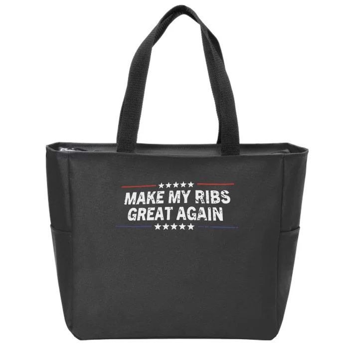 Make My Ribs Great Again Zip Tote Bag