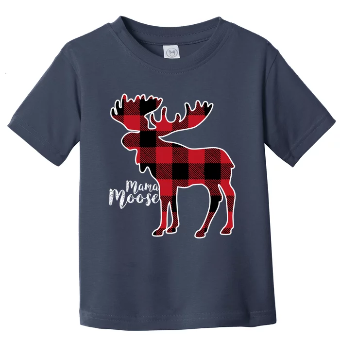 Mama Moose | Red Plaid Buffalo Matching Family Toddler T-Shirt