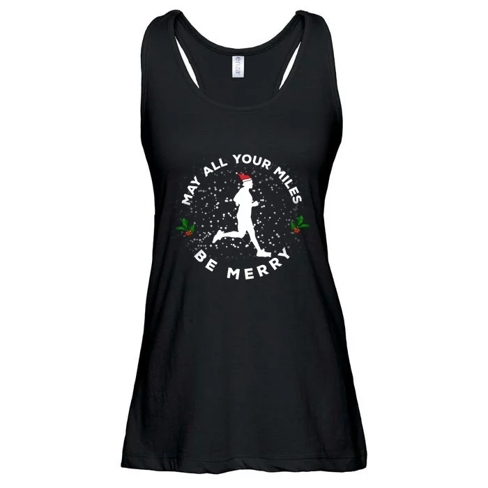 Merry Miles Running Christmas Gift For Runners Ladies Essential Flowy Tank