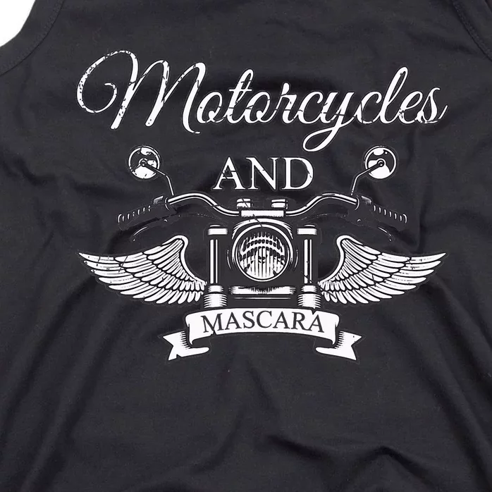 Makeup Motorcycle Riding Women Gift Mascara Biker Tank Top