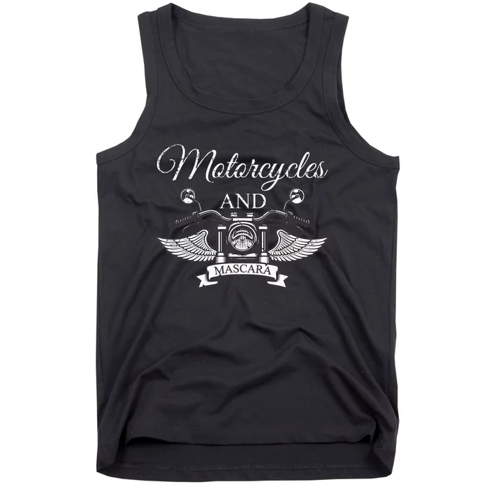 Makeup Motorcycle Riding Women Gift Mascara Biker Tank Top