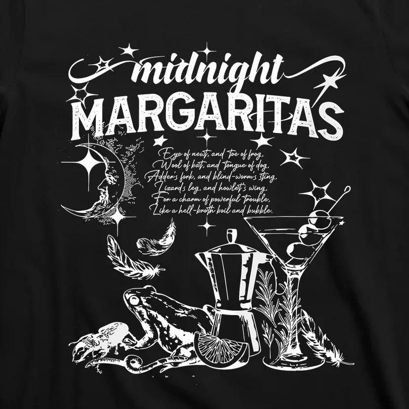 Midnight Margaritas Recipe Halloween T-Shirt