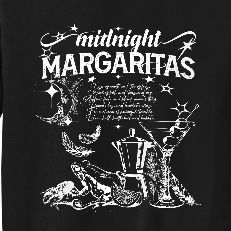 Midnight Margaritas Recipe Halloween Tall Sweatshirt