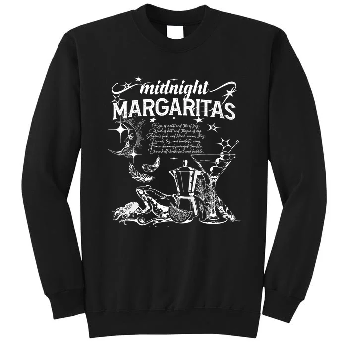 Midnight Margaritas Recipe Halloween Tall Sweatshirt