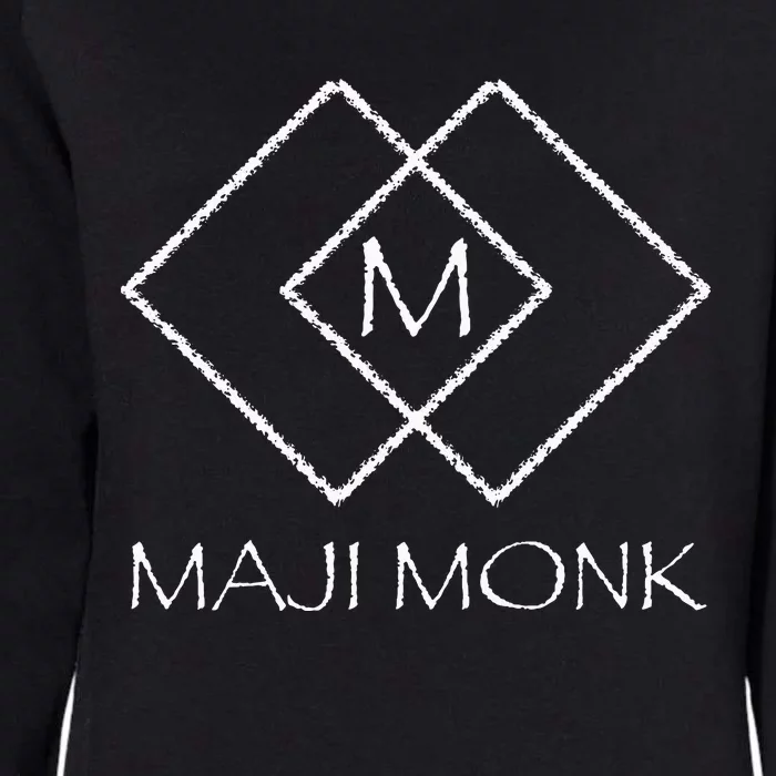 Maji Monk Symbol Womens California Wash Sweatshirt