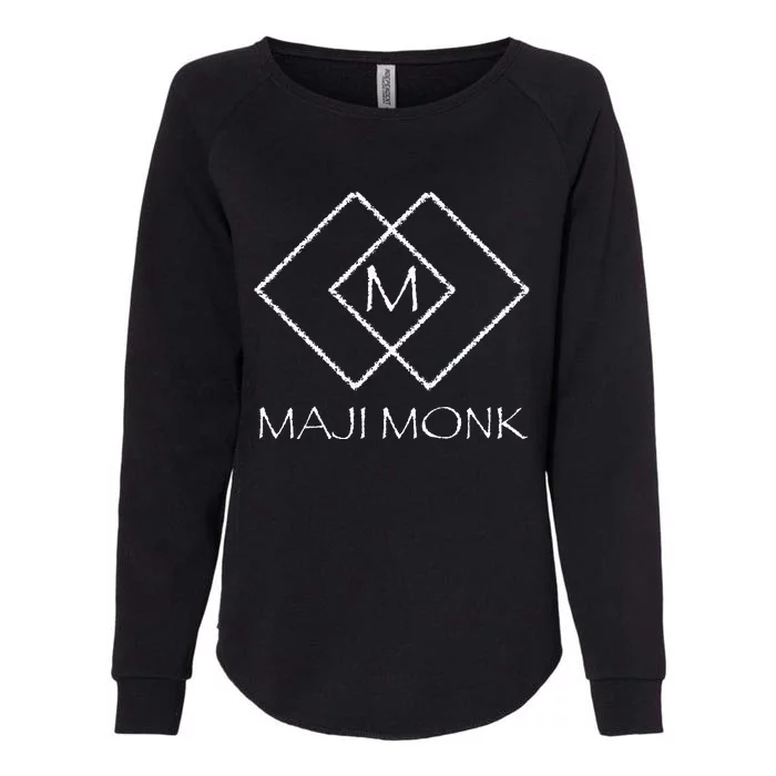 Maji Monk Symbol Womens California Wash Sweatshirt