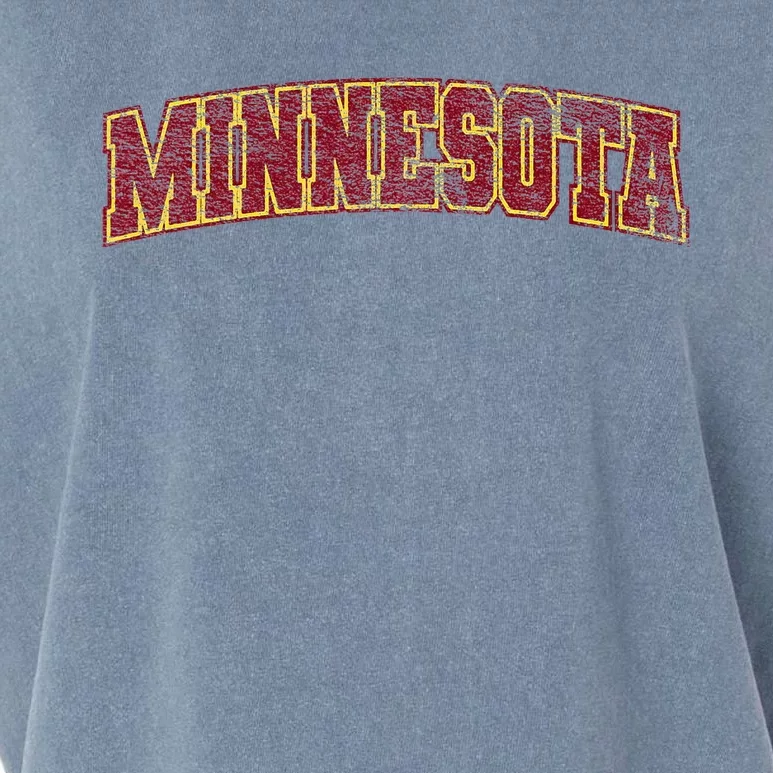 Minnesota Mn State Varsity Style Faded Garment-Dyed Women's Muscle Tee