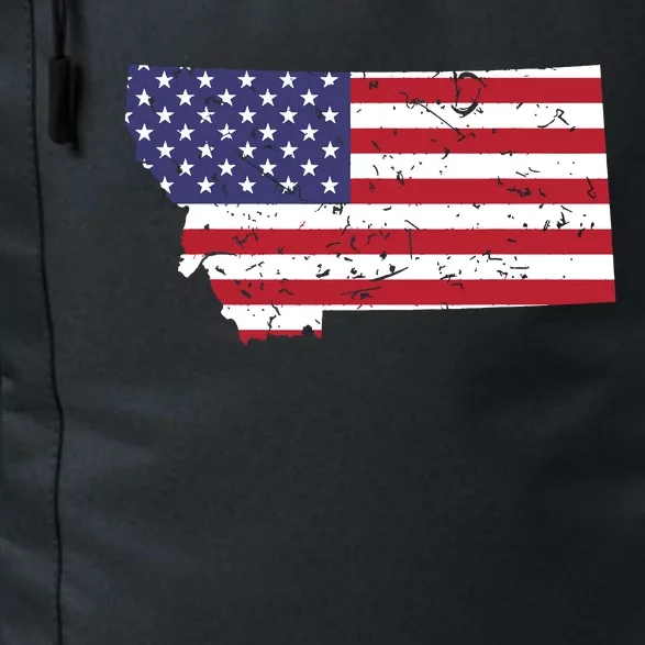 Montana Map State American Flag 4th Daily Commute Backpack