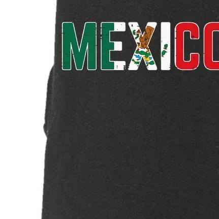 Mexico Mexican Soccer Fan Doggie 3-End Fleece Hoodie