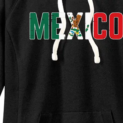 Mexico Mexican Soccer Fan Women's Fleece Hoodie