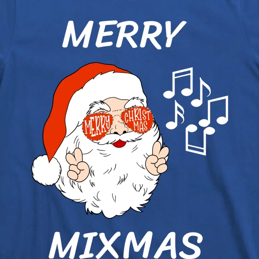 Merry Mixmas Santa Dj Christmas Holidays Xmas Music Lover Gift T-Shirt