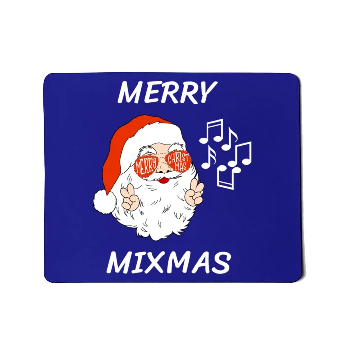 Merry Mixmas Santa Dj Christmas Holidays Xmas Music Lover Gift Mousepad