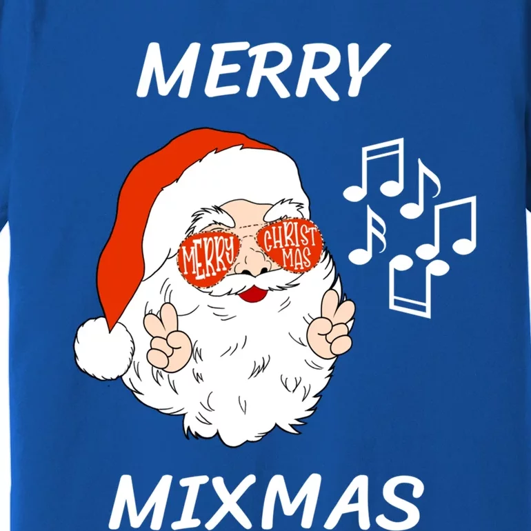 Merry Mixmas Santa Dj Christmas Holidays Xmas Music Lover Gift Premium T-Shirt