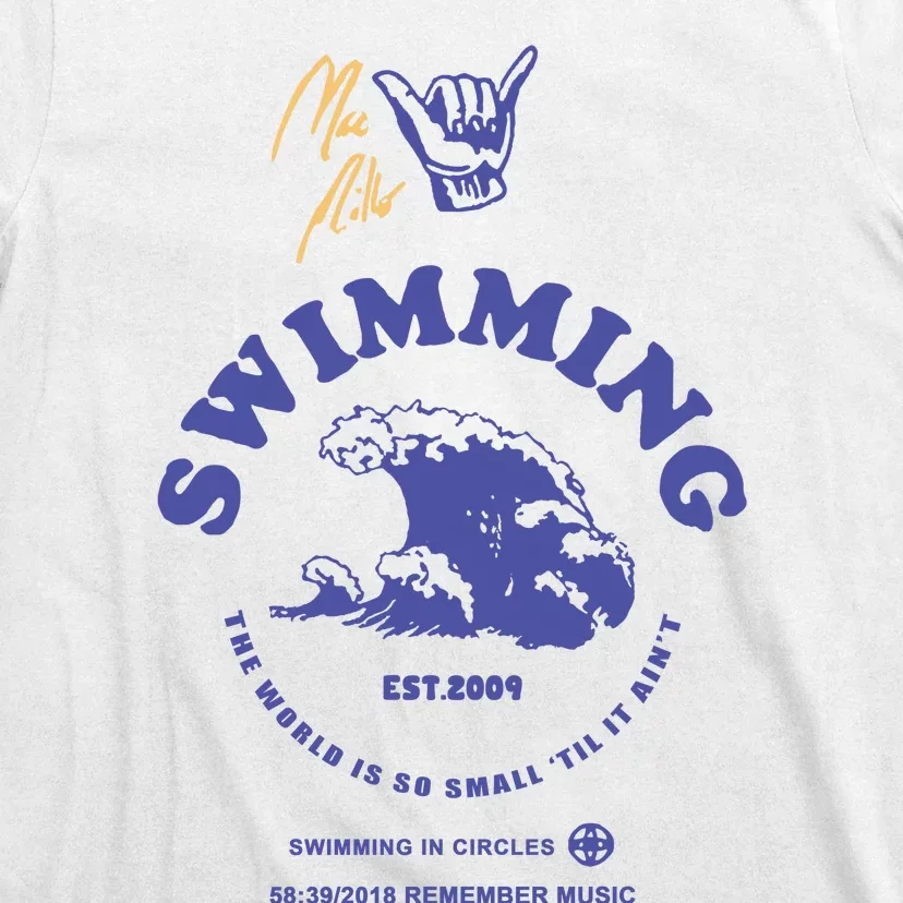 Mac Miller Swimming Mac Miller Merch For Fans Vintage T-Shirt