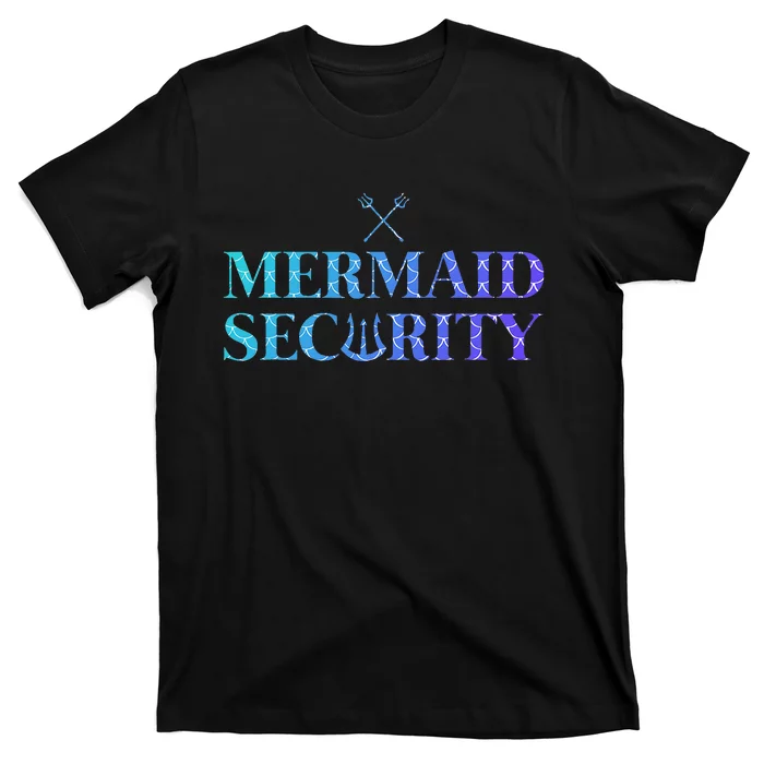 Merman Mermaid Security T-Shirt