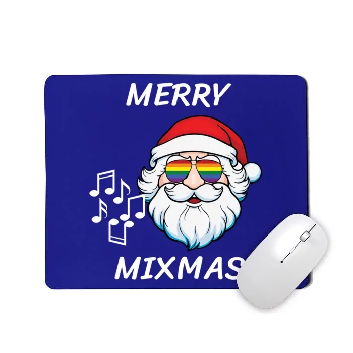 Merry Mixmas Santa Dj Christmas Holidays Xmas Music Lover Gift Mousepad