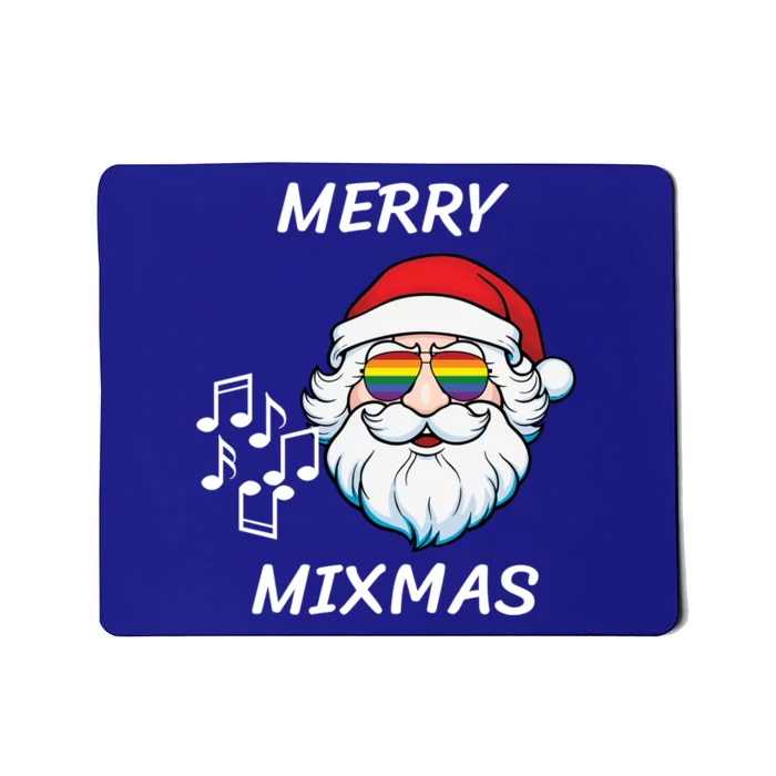 Merry Mixmas Santa Dj Christmas Holidays Xmas Music Lover Gift Mousepad