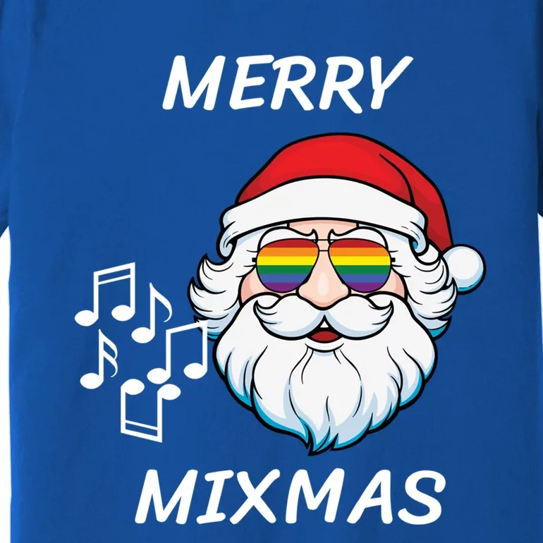 Merry Mixmas Santa Dj Christmas Holidays Xmas Music Lover Gift Premium T-Shirt