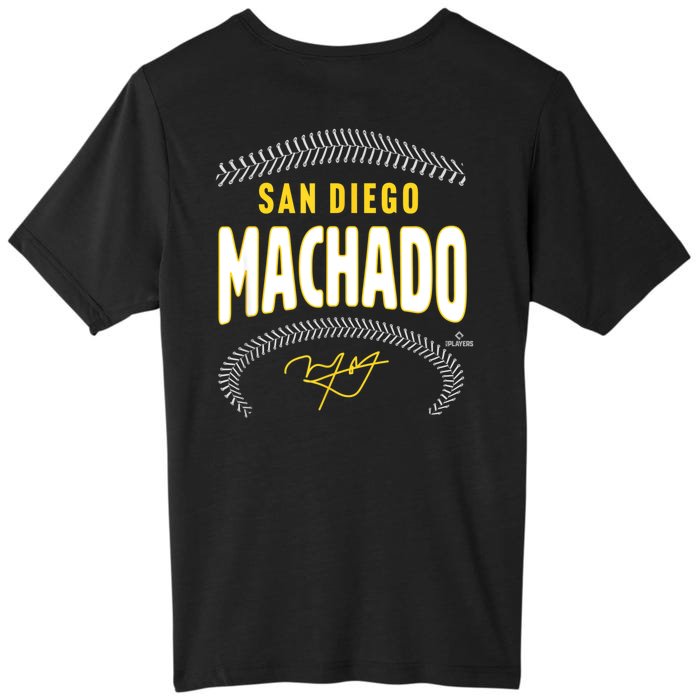 Manny Machado San Diego Name & Number (Front & Back) Front & Back ChromaSoft Performance T-Shirt