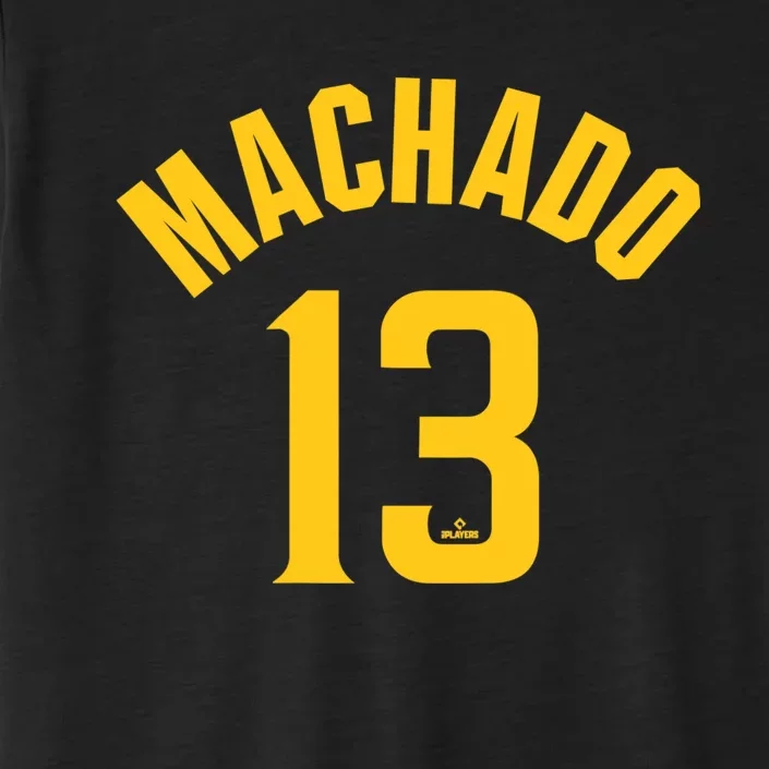 Manny Machado San Diego Name & Number (Front & Back) Front & Back ChromaSoft Performance T-Shirt