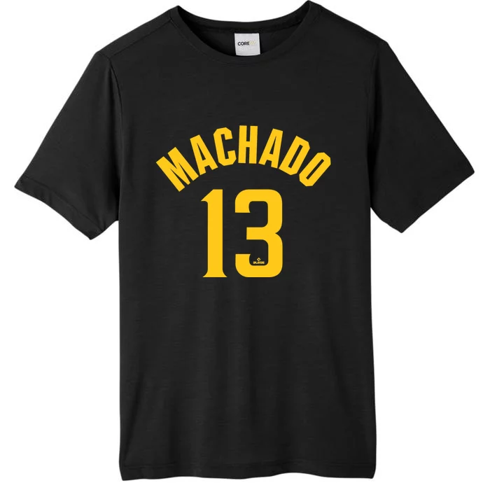 Manny Machado San Diego Name & Number (Front & Back) Front & Back ChromaSoft Performance T-Shirt