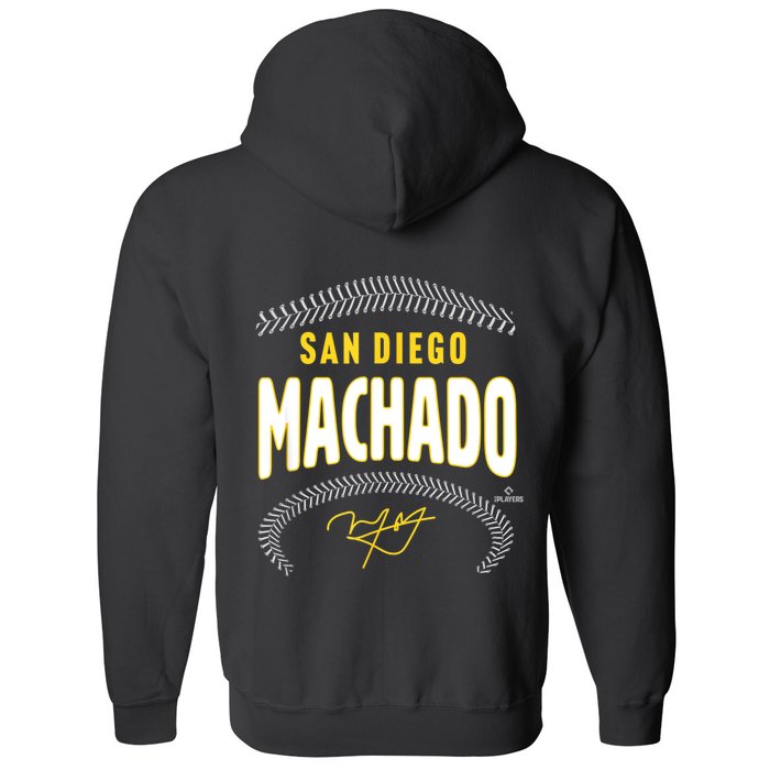 Manny Machado San Diego Name & Number (Front & Back) Front & Back Full Zip Hoodie