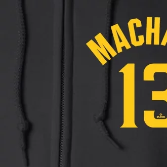 Manny Machado San Diego Name & Number (Front & Back) Front & Back Full Zip Hoodie