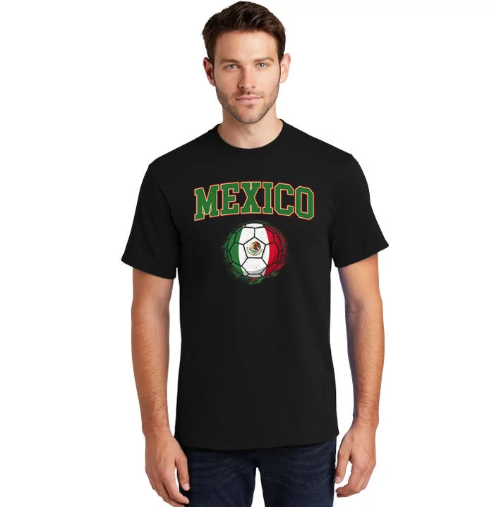 Mexico Mexican Soccer Tournament Game Tall T-Shirt