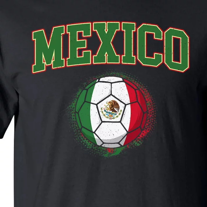 Mexico Mexican Soccer Tournament Game Tall T-Shirt