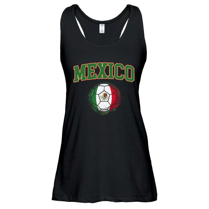 Mexico Mexican Soccer Tournament Game Ladies Essential Flowy Tank