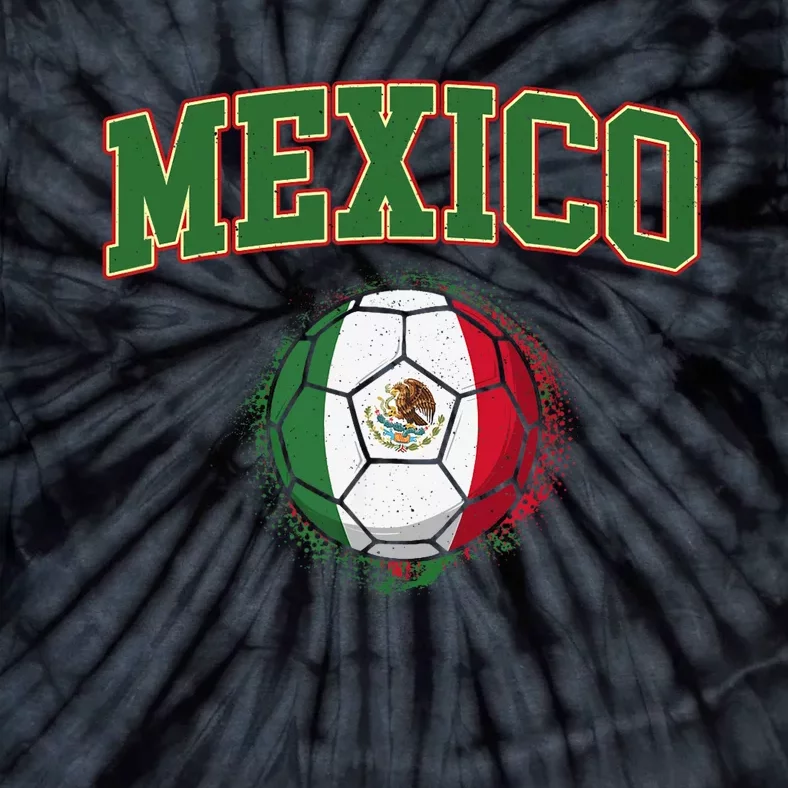 Mexico Mexican Soccer Tournament Game Tie-Dye T-Shirt