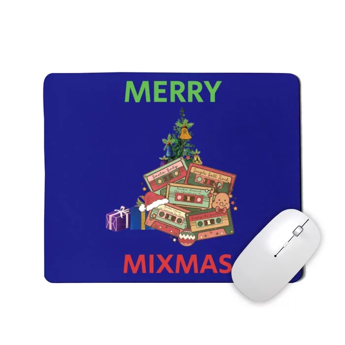 Merry Mixmas Santa Cassette Tape Christmas Xmas Music Lover Gift Mousepad