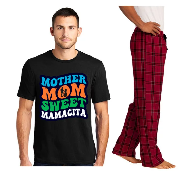 Mother Mom Sweet Mamacita Mother's Day Vintage Retro Funny Gift Pajama Set