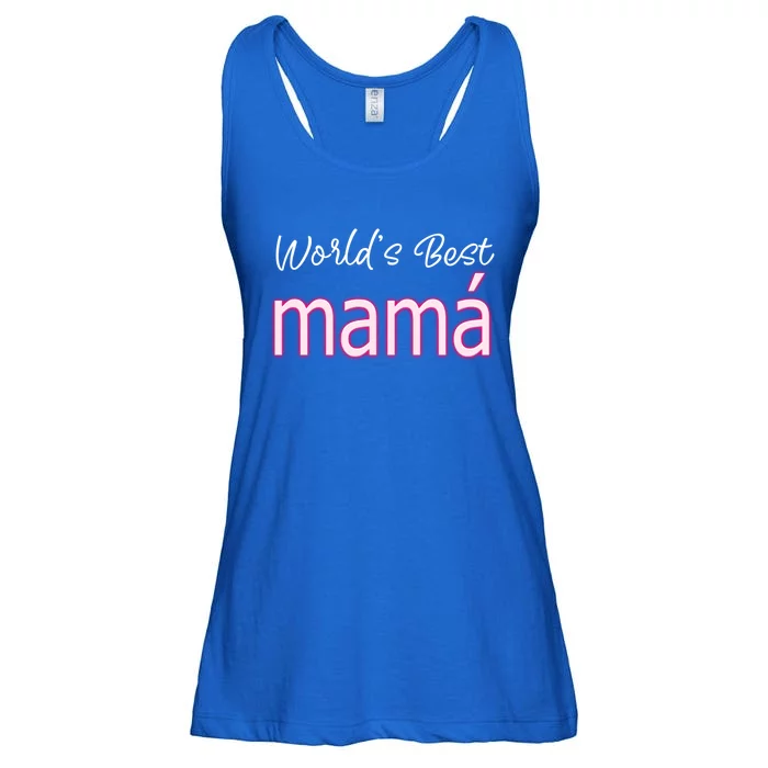 Mexicana Mothers Stuff Mom Latina World's Best Mamá Funny Gift Ladies Essential Flowy Tank