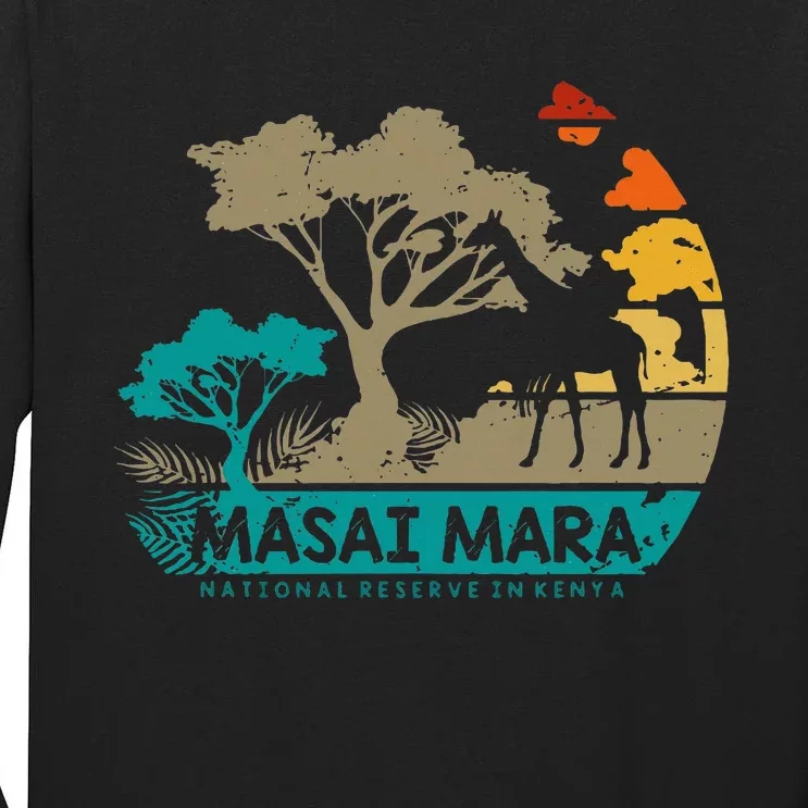 Masai Mara Safari National Reserve Kenya Serengeti Wildlife Tall Long Sleeve T-Shirt