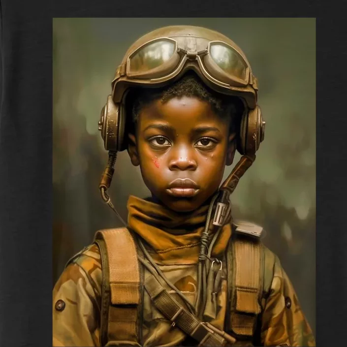 Military Minded Street Soldier Urban Warrior Black Boy ChromaSoft Performance T-Shirt