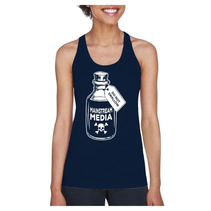 Mainstream Media Sucks Women's Racerback Tank