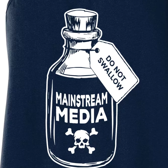 Mainstream Media Sucks Women's Racerback Tank