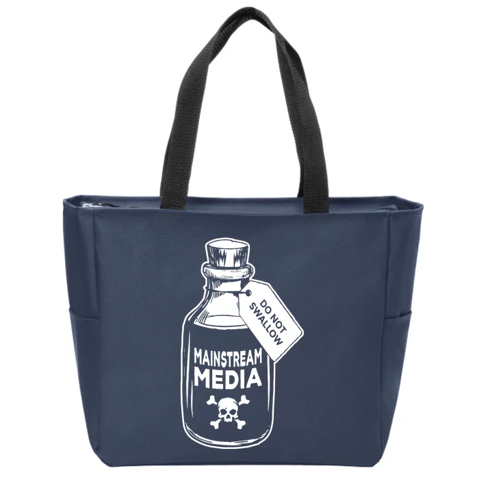 Mainstream Media Sucks Zip Tote Bag