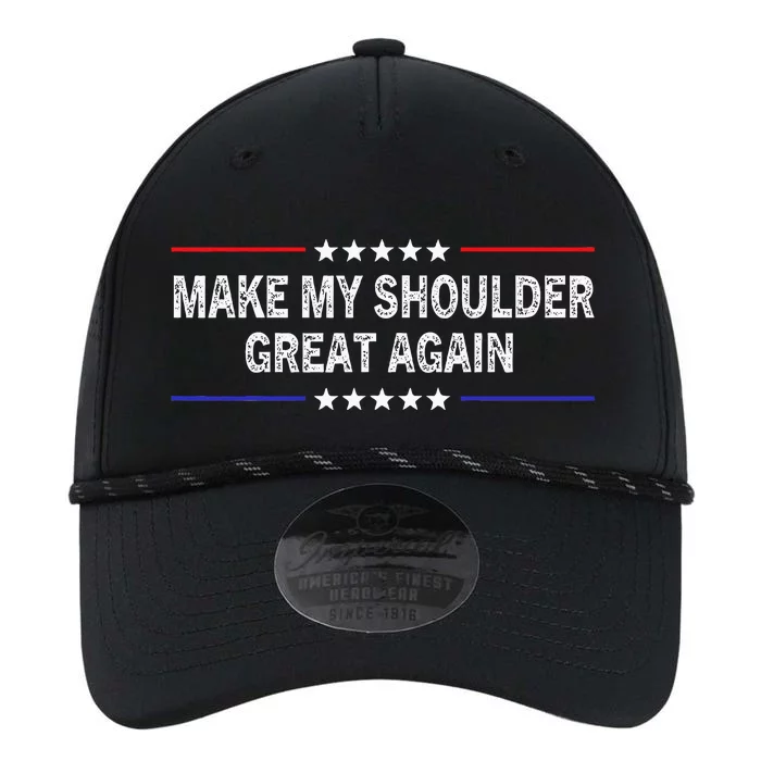 Make My Shoulder Great Again Funny Surgery Injury Recovery Performance The Dyno Cap