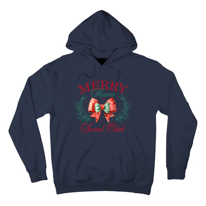 Merry Mama Social Club Coquette Christmas Tall Hoodie